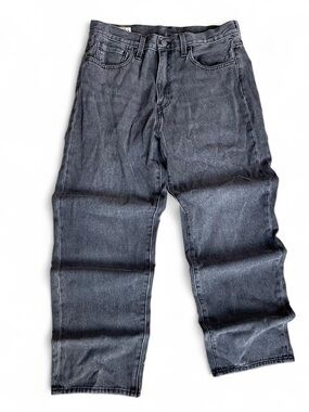 Levi's Men's 568 Premium Relaxed Straight Jeans - Washed Charcoal